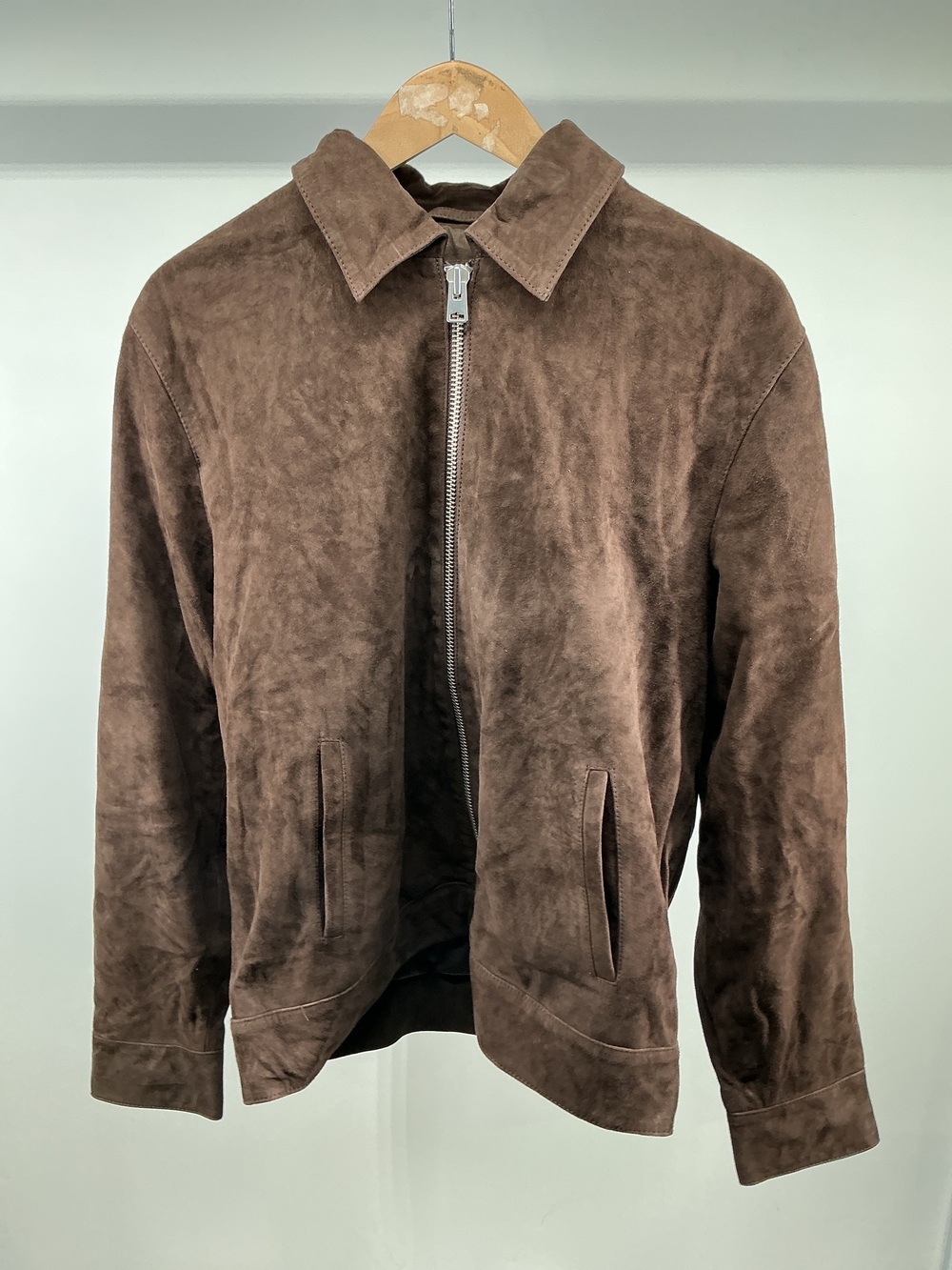 100% Suede Harrington Jacket